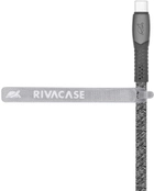 Кабель RIVACASE USB Type-C PS6105 GR21 Сірий - зображення 2