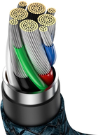 Kabel Baseus Legend Series Elbow Fast Charging Data Cable Type-C to Type-C 100W 2 m Niebieski (CACS000703) - obraz 6