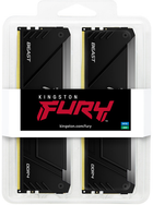 Pamięć RAM Kingston Fury DDR4-3600 32768MB PC4-28800 (Kit of 2x16384) Beast RGB 1Rx8 Black (KF436C18BB2AK2/32) - obraz 7
