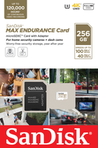 Karta pamięci SanDisk MicroSDHC 256GB UHS-I/U3 Class 10 Max Endurance (SDSQQVR-256G-GN6IA) - obraz 4