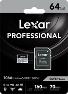 Karta pamięci Lexar High-Performance 1066x microSDXC 64GB Class 10 UHS-I A2 V30 U3 (LMS1066064G-BNANG) - obraz 5