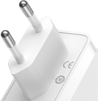 Мережевий зарядний пристрій Baseus GaN5 Pro 140W (2 x Type-C + USB) + Кабель Type-C + Type-C) White (CCGP100202) - зображення 7