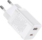 Зарядний пристрій Baseus Super Si Pro Quick Charger USB+Type-C 30W QC3.0+PD3.0 White (CCSUPP-E02) - зображення 4