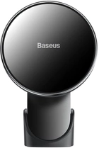 Автотримач для телефону з бездротовою зарядкою Baseus Big Energy Car Mount Wireless Charger Black (WXJN-01) - зображення 1