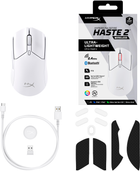 Mysz HyperX Pulsefire Haste 2 Wireless White (6N0A9AA) - obraz 11