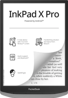 Електронна книга PocketBook 1040D InkPad X PRO Mist Grey (PB1040D-M-WW) - зображення 1