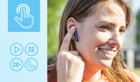 Słuchawki Trust Primo Touch True Wireless Mic Blue (23780) - obraz 9