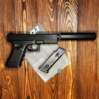 Страйкбольний пістолет Glock 17, пістолет на кульках, 6мм, AirSoft - зображення 7