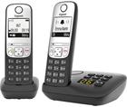 Telefon stacjonarny Gigaset A690A Duo Black (L36852-H2830-B101) - obraz 2