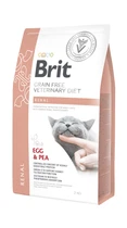 Сухой корм для кошек Brit VD Renal при заболеваниях почек с яйцом и горохом