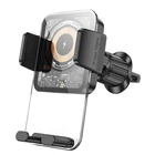 Держатель для телефона в машину с беспроводной зарядкой BOROFONE BH209 |15W| Черный