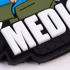 ПВХ патч "Военный медик" черный - Brand Element - изображение 3