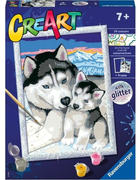 Malowanie po numerach Ravensburger CreArt Husky 18 x 24 cm (4005556202157)