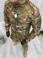 Тактическая куртка софтшел single sword exercise Мультикам 2XL - изображение 2