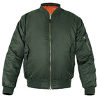 Куртка летная US BASIC MA1® FLIGHT JACKET Олива M - изображение 3