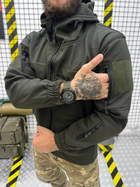 Армейская куртка софтшел Олива S - изображение 6