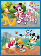 Zestaw puzzli Trefl Mickey and Friends Poznaj bohaterów Disney 27.5 x 20.5 cm 2 x 78 elementów (5900511933444) - obraz 4