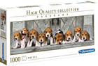 Пазл Clementoni Panorama Little Beagles 98 x 33 см 1000 деталей (8005125394357) - зображення 1