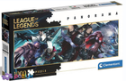 Puzzle Clementoni Panorama League of Legends 98 x 33 cm 1000 elementów (8005125396702) - obraz 1