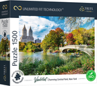 Puzzle Trefl Wonderful Central Park New York 85 x 58 cm 1500 elementów (5900511261943) - obraz 1