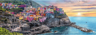 Puzzle Trefl Panorama Vernazza o zachodzie słońca 66 x 24 cm 500 elementów (5900511295160) - obraz 2