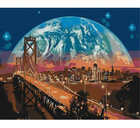 Картина за номерами Symag Paint it Місяць над Сан-Франциско 40 x 50 см (5904433381772) - зображення 1