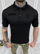 Чоловічі футболки polo Чорний L - зображення 2