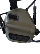 Активні захисні навушники Earmor M32 MARK4 (FG) Olive Mil-Std - изображение 3