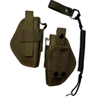 Кобура ВОЛМАС для ПМ із системою кріплення Molle з кишенею для магазину олива + тренчик шнур страхувальний олива - зображення 8