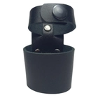 Комплект полицейского ВОЛМАС кожаный чехол для наручников + чехол для газового балончика Терен-4 + держатель дубинки (КП-2) - изображение 3