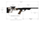 Ложа MDT LSS для Rem700\LA, алюм., песочн - зображення 2