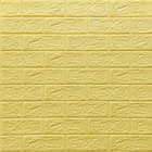 Декоративна 3D панель Sticker Wall самоклейка під цеглу Бежевий 700х770х3мм (009-3) SW-00000229