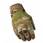 Тактичні рукавиці повнопалі із захистом Multicam S - зображення 3