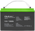 Akumulator Qoltec żelowy 12V 100Ah GEL 29.3kg 53080 (5901878530802) - obraz 2