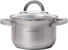 Кастрюля Kamille из нержавеющей стали с крышкой и полыми ручками 5.1 л (KM-5622S)
