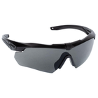 Комплект балістичних окулярів ESS Crossbow 2x Ballistic Eyeshields Kit Clear & Smoke Gray Lens - зображення 7