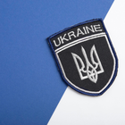 Шеврон нашивка на липучке Трезубец Украины UKRAINE, вышитый патч 7х9 см - изображение 5
