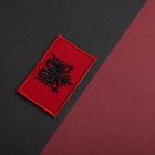 Набор шевронов 2 шт на липучке Флаг Албании, вышитый патч нашивка 5х8 см (800029840) TM IDEIA - изображение 8