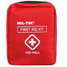 Аптечка тактическая красная первой помощи MIL-TEC Midi Pack 16025910 - изображение 8