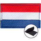 Набір шевронів 2 шт на липучці Прапор Нідерландів, вишитий патч нашивка 5х8 см (800029796) TM IDEIA - зображення 3