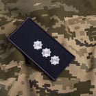 Шеврон нашивка на липучке погон звание ДСНС Старший лейтенант, вышитый патч 5х10 см (800029846) TM IDEIA - изображение 2