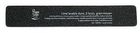 Пилка Peggy Sage 2-Way Nail File Coarse прямокутна двостороння 100/180 чорна 1 шт (3529311227014) - зображення 1