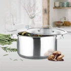 Каструля з кришкою Maestro MR-3514-24 24 см 6.6 л срібляста