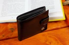 Стильное кожаное мужское портмоне ST Leather В103 Черный