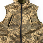 Жилетка флисовая тактическая жилет армейский, теплая демисезонная военная безрукавка пиксель OSPORT (ty-0043) Пиксель M - изображение 4