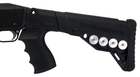 Телескопічний приклад DLG Tactical TBS Utility (DLG-081) для помпових рушниць Remington, Mossberg, Maverick (чорний) з патронташем - зображення 7