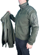 Куртка Soft Shell із фліс кофтою Олива Pancer Protection 46 - зображення 10