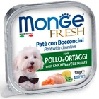 Вологий корм для собак Monge Dog Wet FRESH Курка з овочами