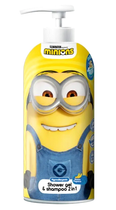 Гель для душу і шампунь Minionki Shower Gel 2 w 1 Банан 1000 мл (5903957301327)