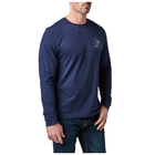 Футболка с длинным рукавом 5.11 QUIET WARRIOR LONG SLEEVE TEE 76176 Large, Pacific Navy - изображение 3